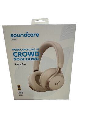 Soundcore Space One Wireless Over-Ear Headphones - White. 1728